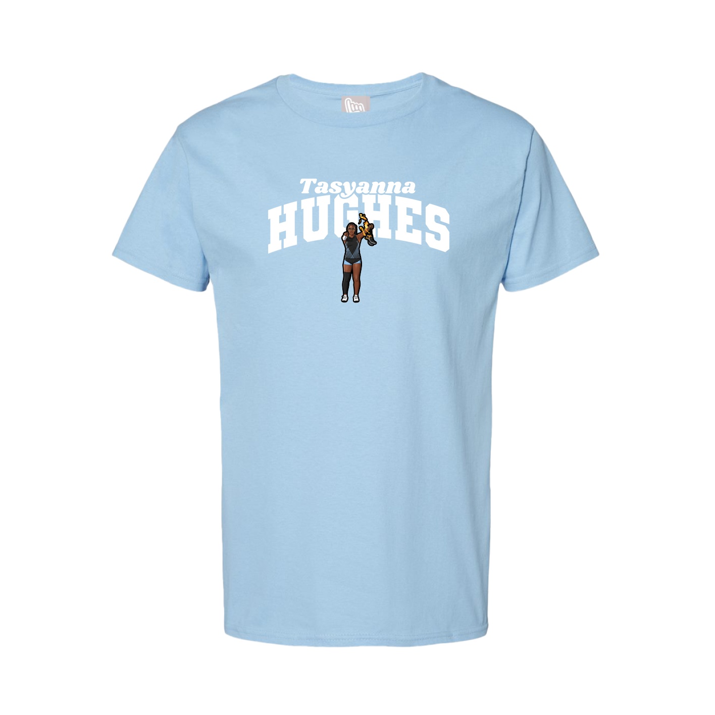 Tee — Signature Arch in Light Blue