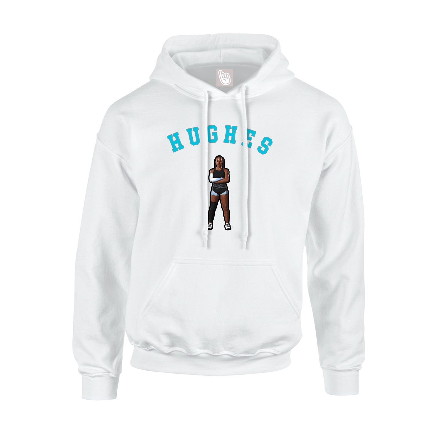 Hoodie — Shirsey Arch in White