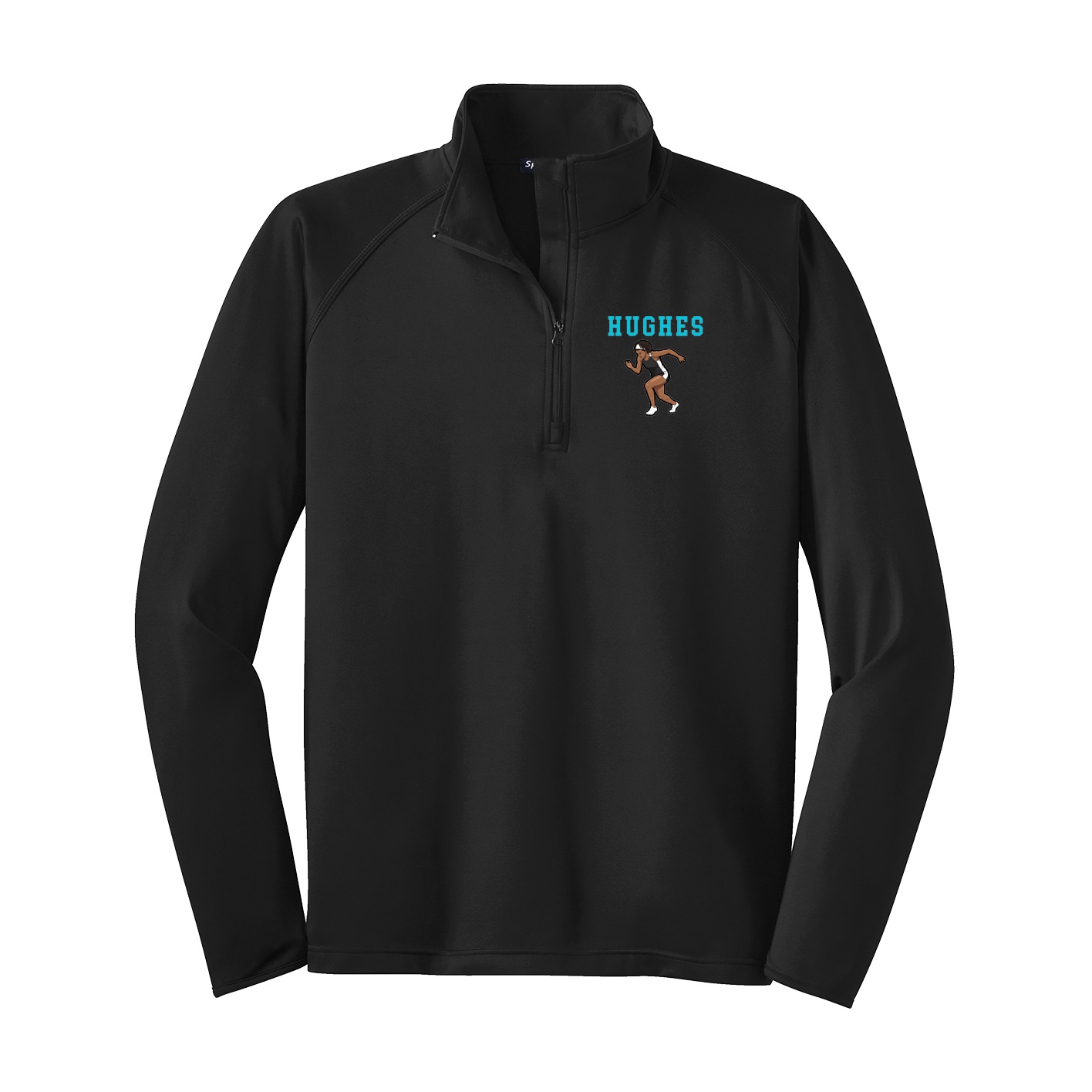 Q-Zip Pullover — Shirsey in Black
