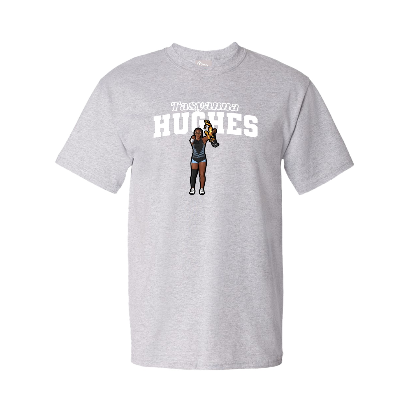 Tee — Name Arch in Grey