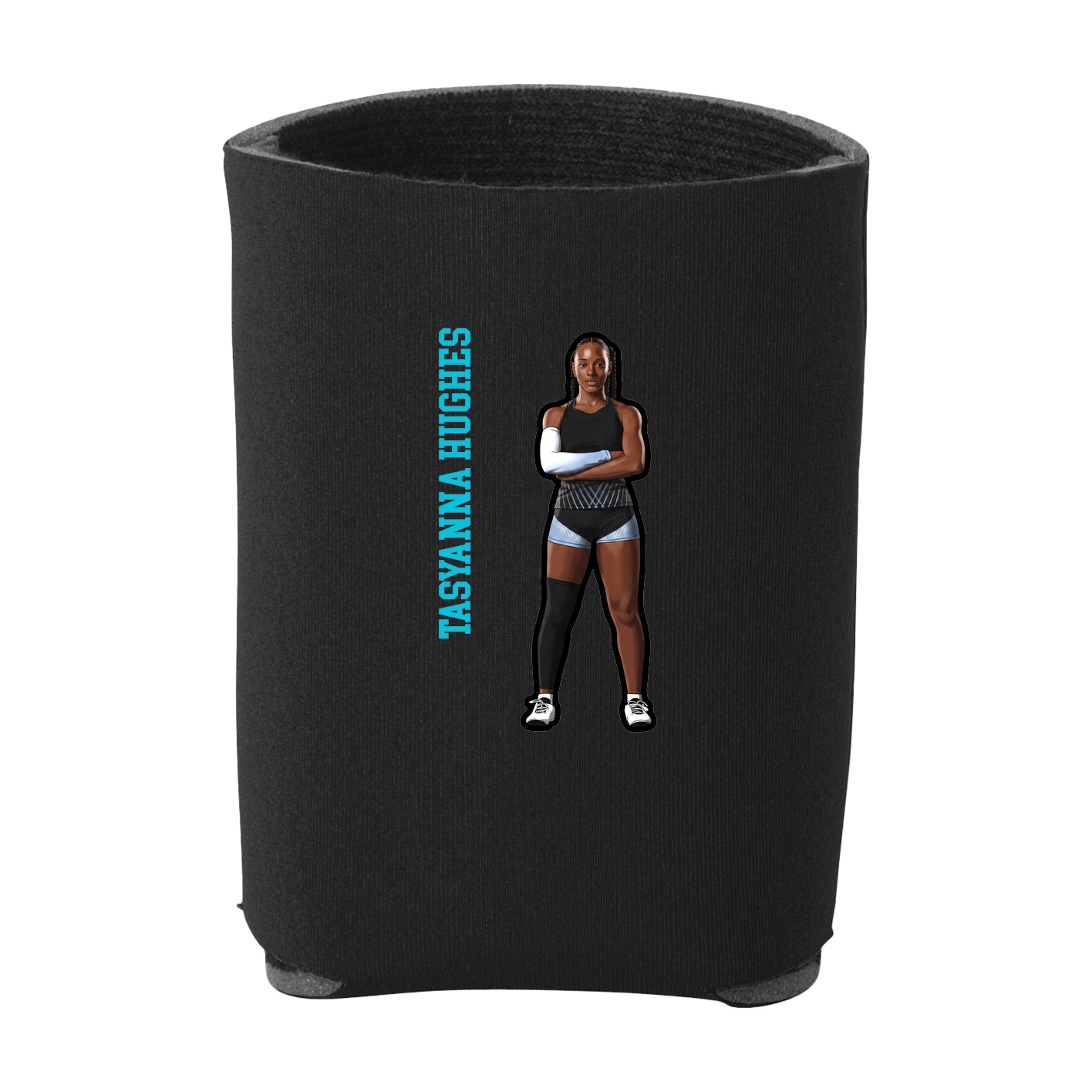Can Holder — Name Vertical in Black