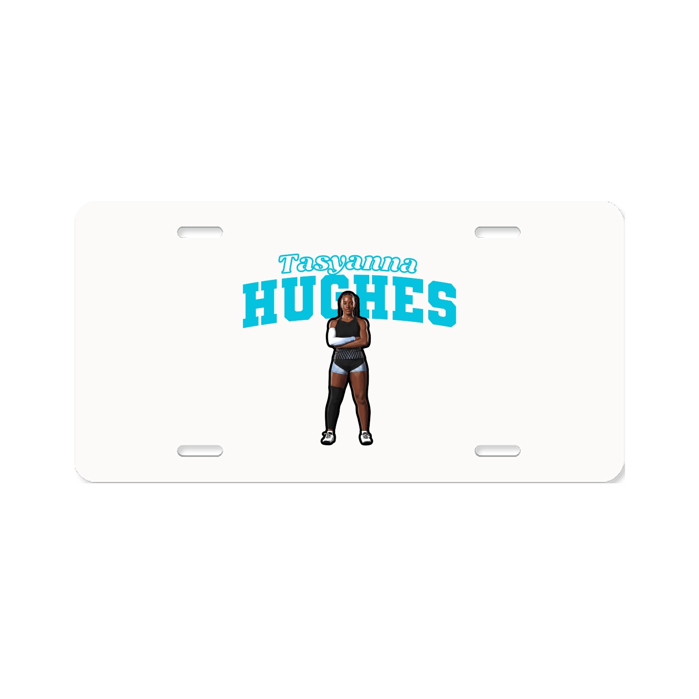 License Plate — Name Arch in Classic