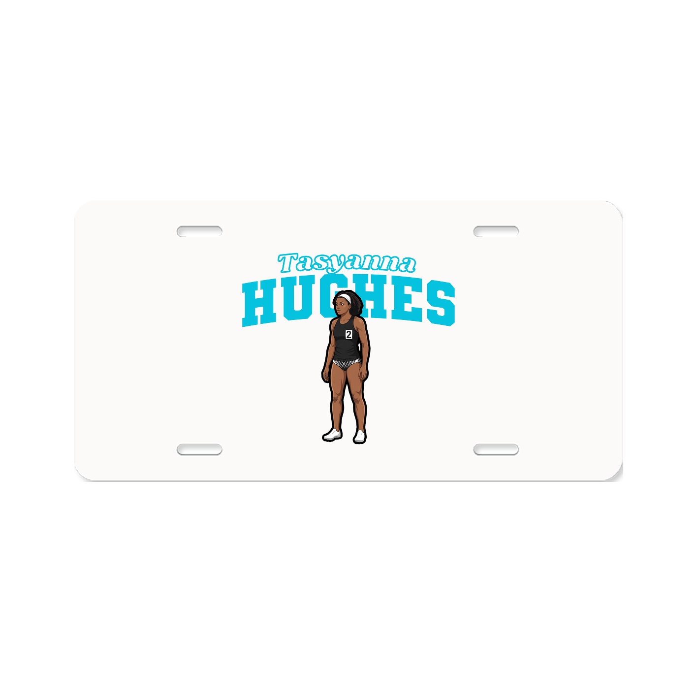 License Plate — Name Arch in Classic
