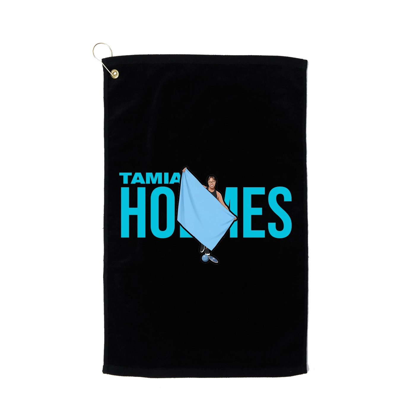 Golf Towel — Player Name in Black