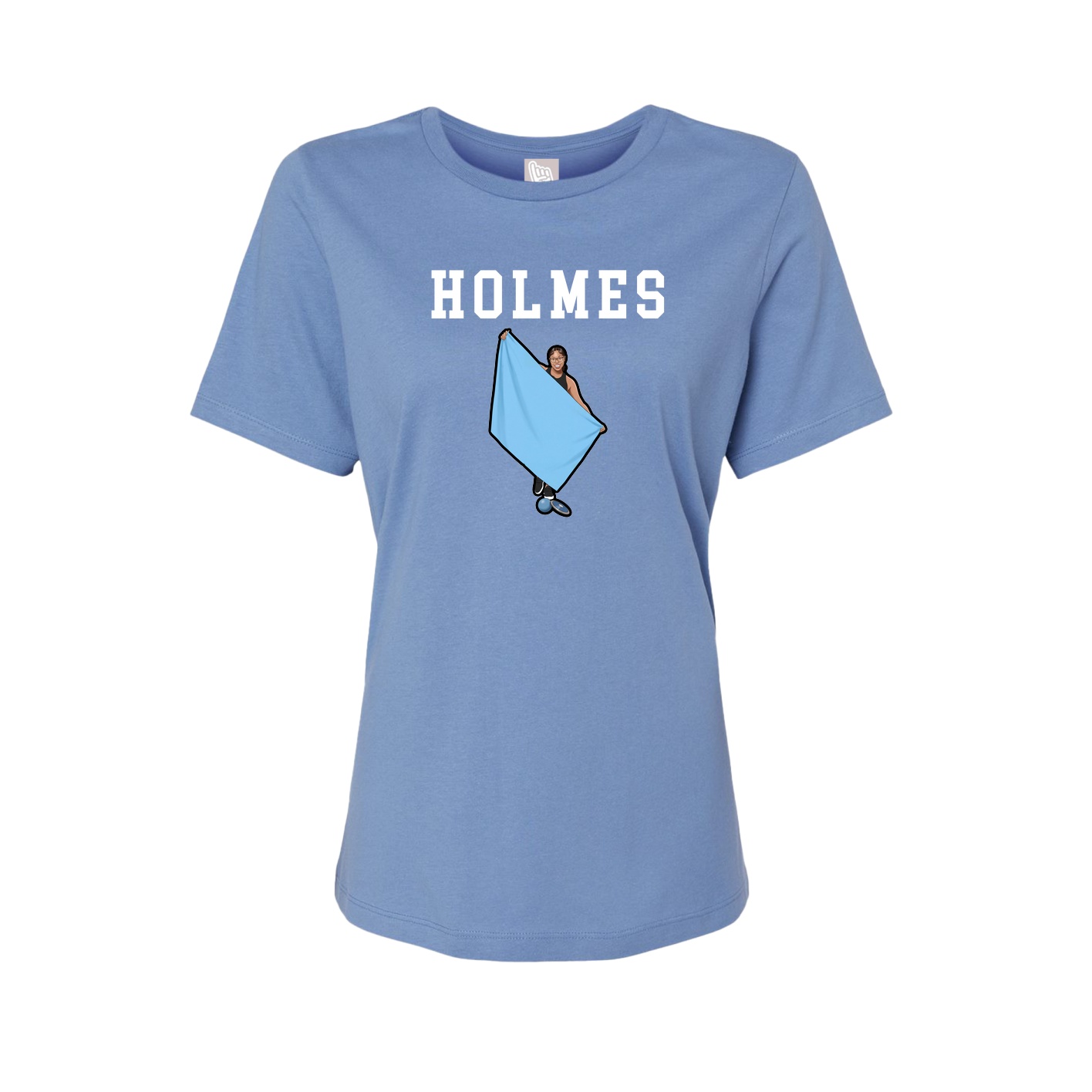 Fitted Women's Tee — Shirsey in Powder Blue