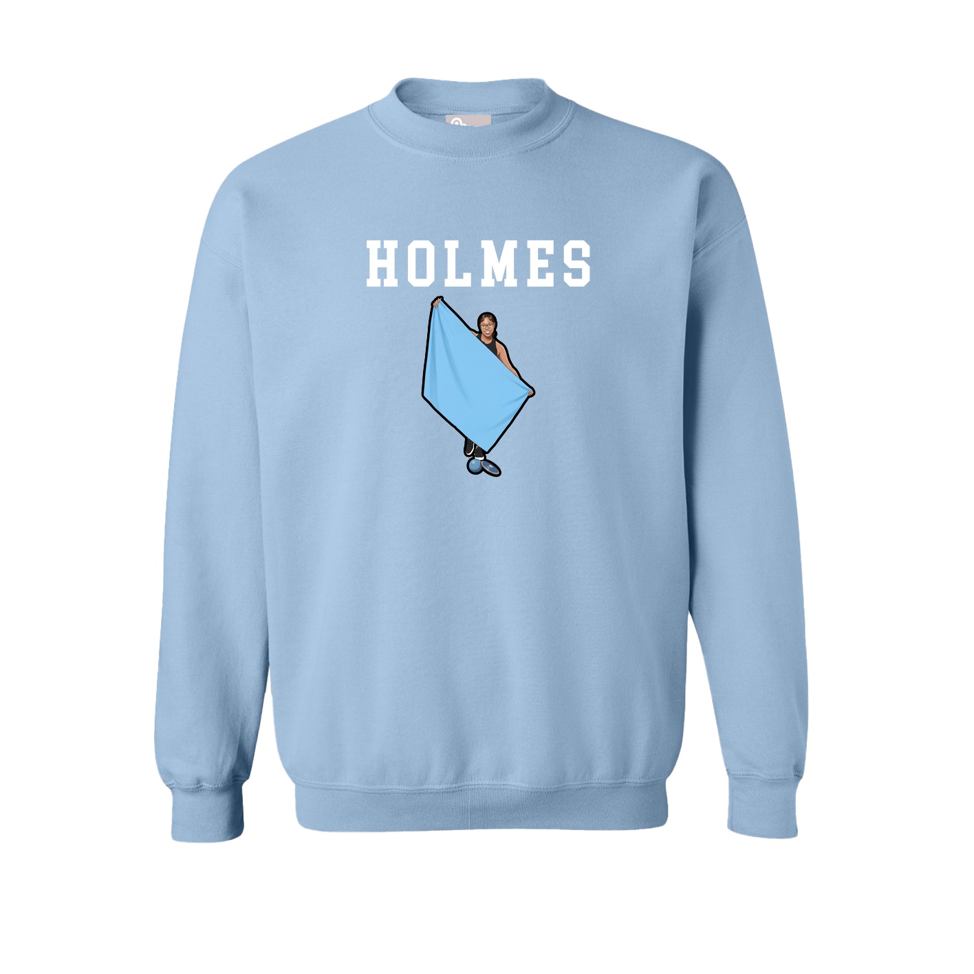 Fleece Crew — Shirsey in Light Blue