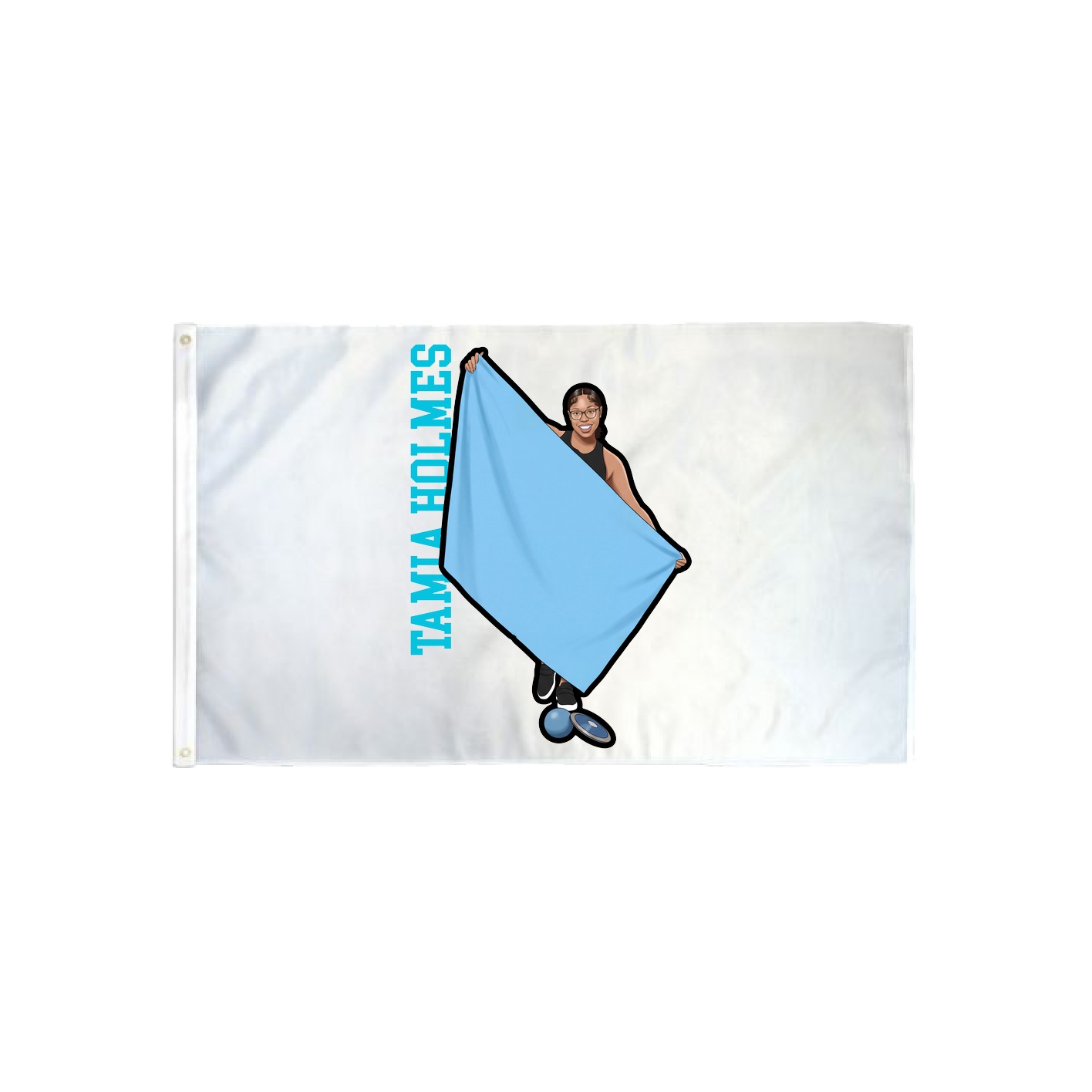 3x5 Flag — Name Vertical in Classic