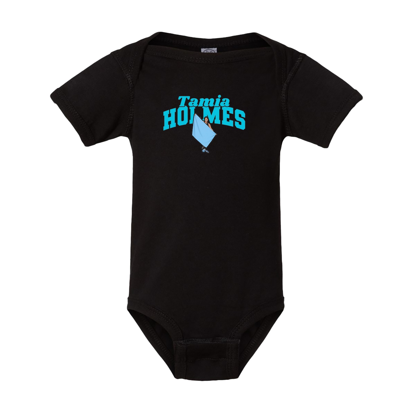 Baby Onesie — Signature Arch in Black