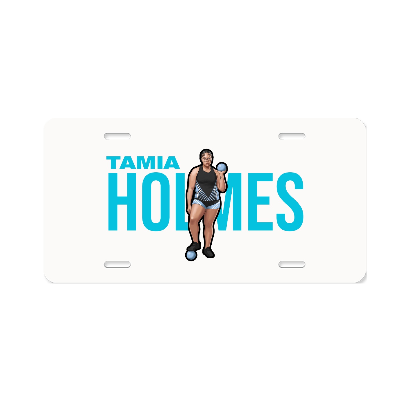License Plate — Player Name in Classic