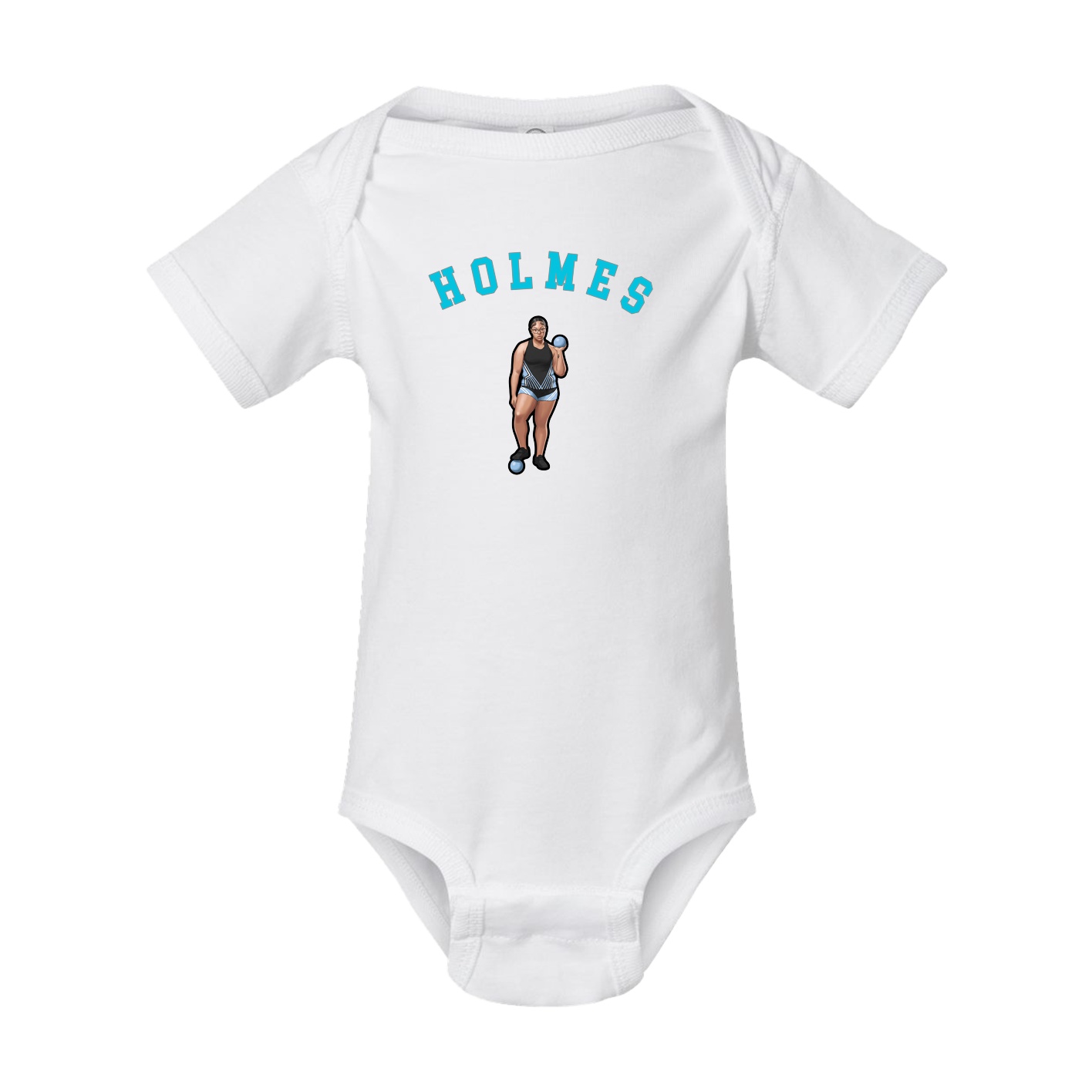Baby Onesie — Shirsey Arch in White