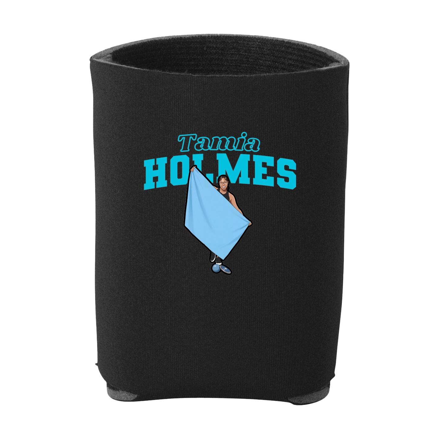 Can Holder — Name Arch in Black