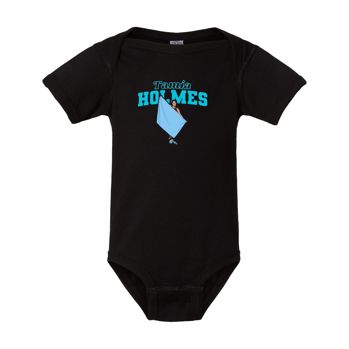 Baby Onesie — Name Arch in Black