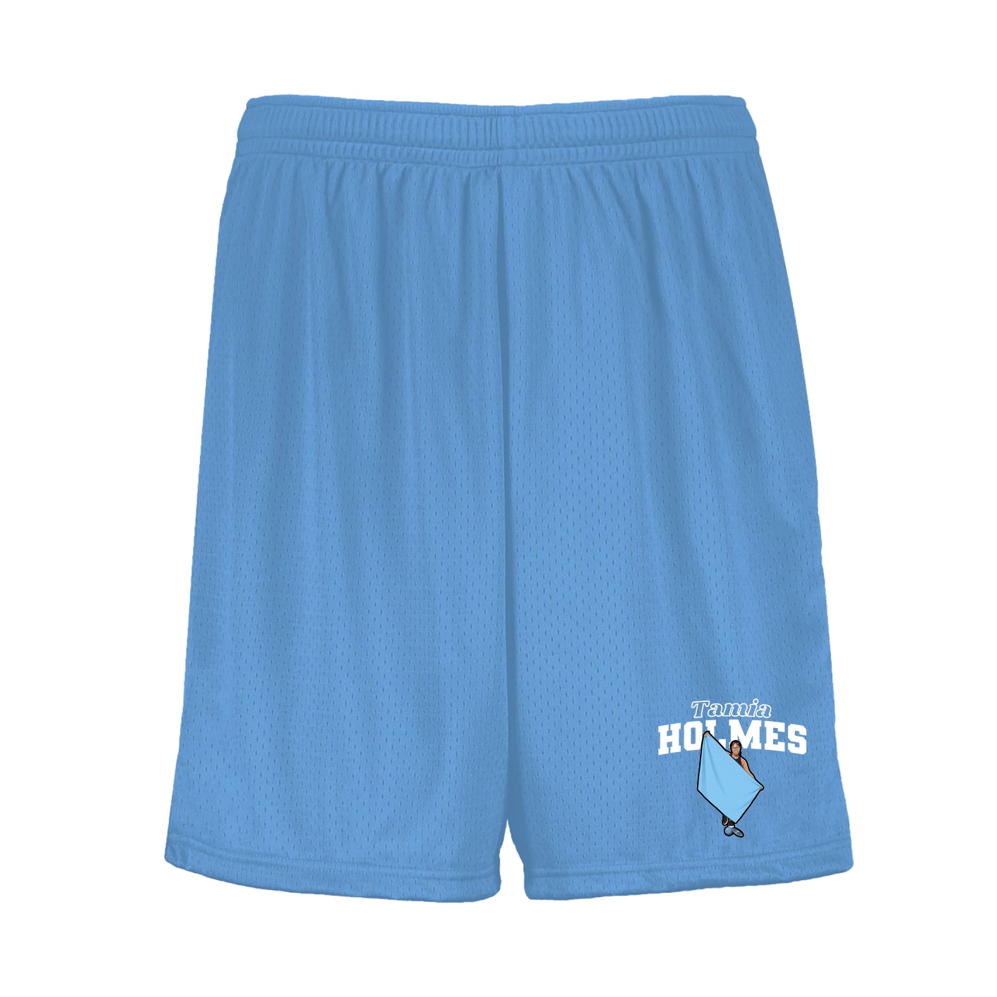 Shorts — Name Arch in Light Blue