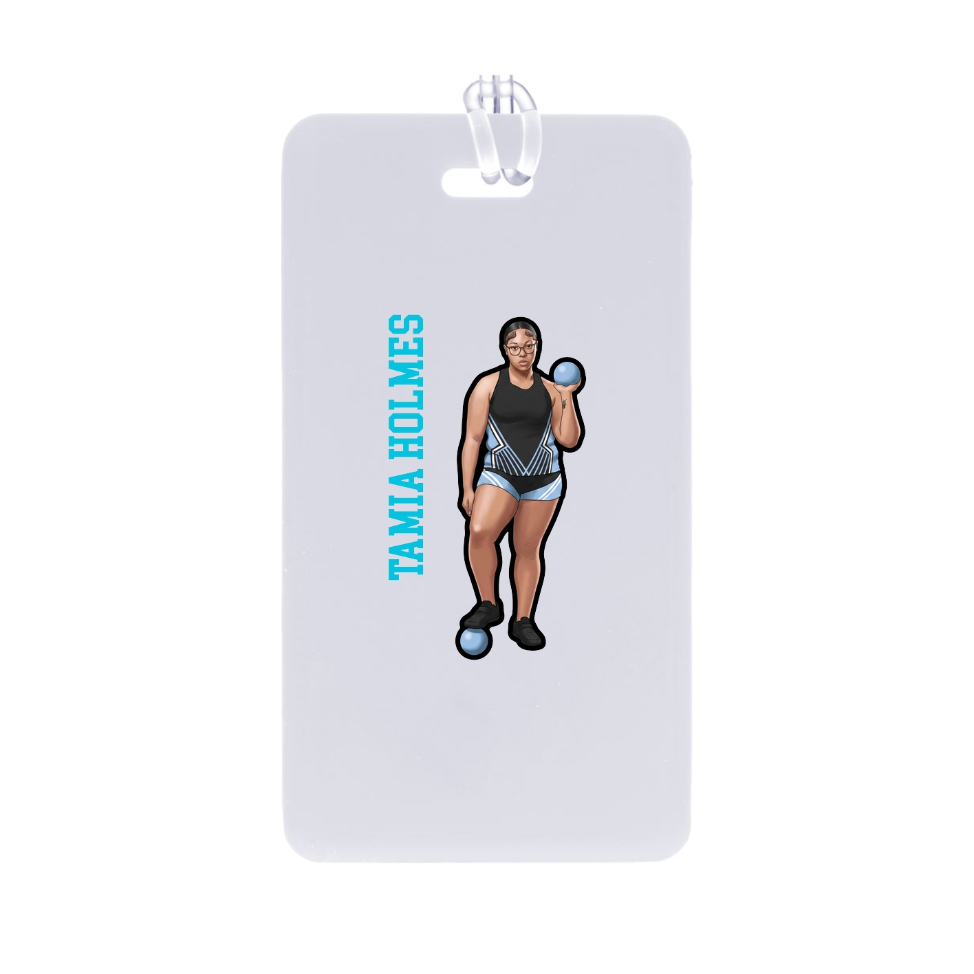 Bag Tag — Name Vertical in Classic
