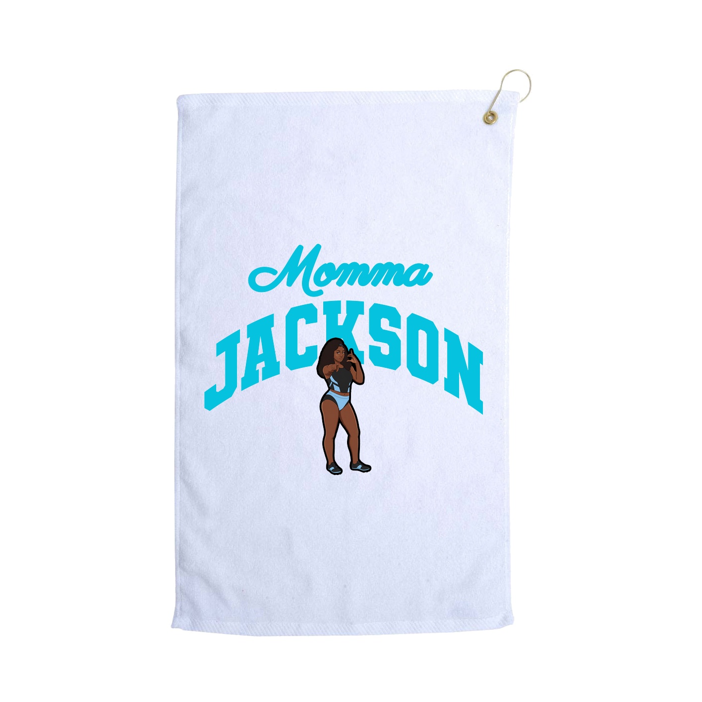Golf Towel — Mothers Day Arch in White