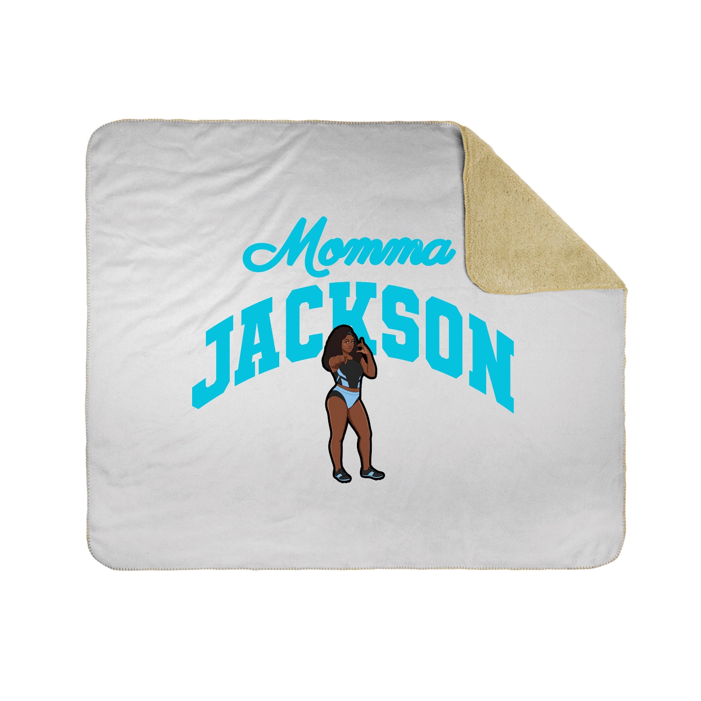 Throw Blanket — Mothers Day Arch in White