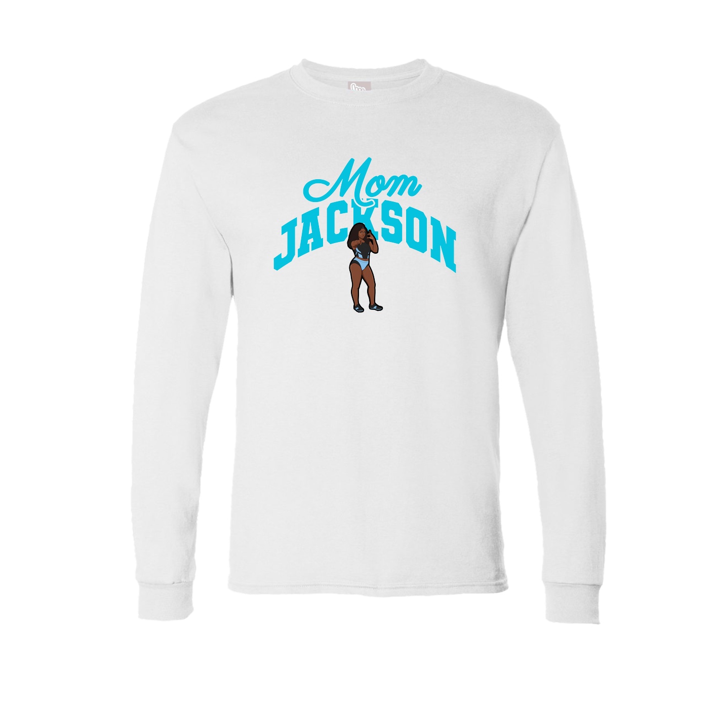 Long Sleeve Tee — Mothers Day Arch in White