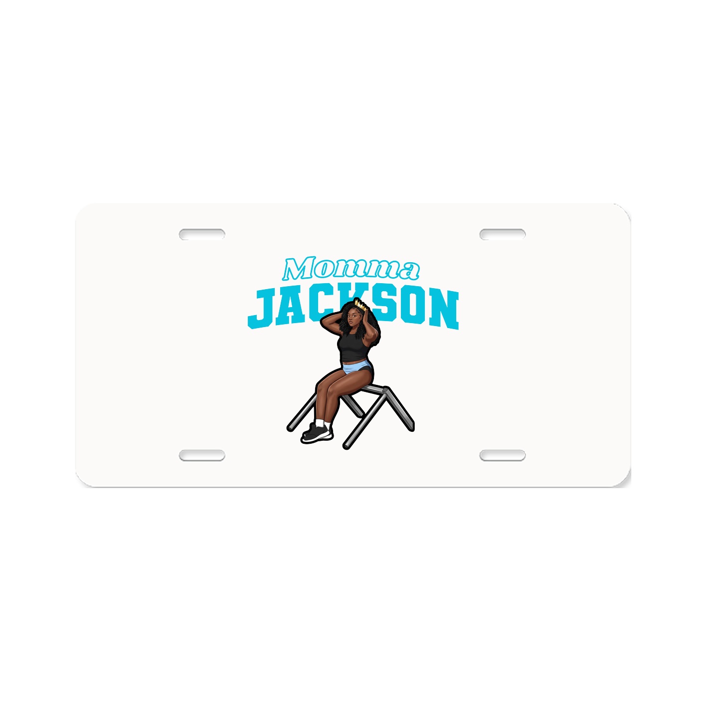 License Plate — Mothers Day Block in Classic