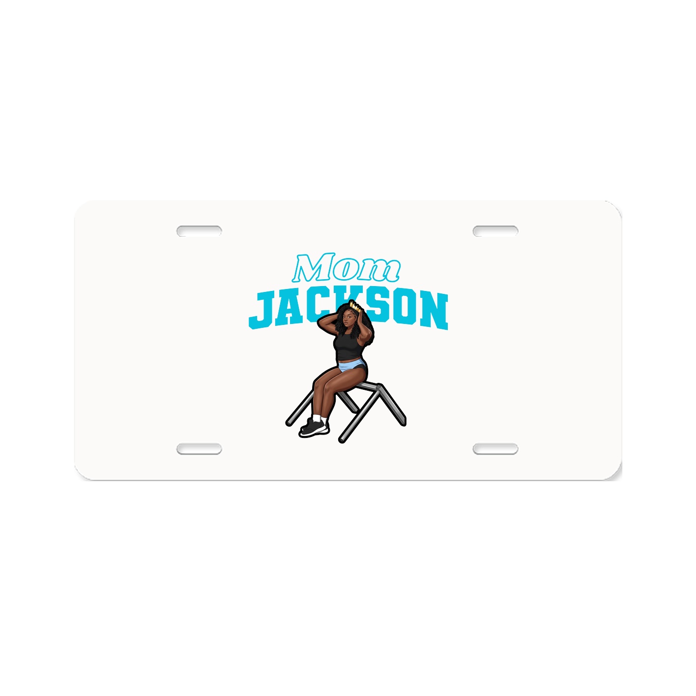 License Plate — Mothers Day Block in Classic