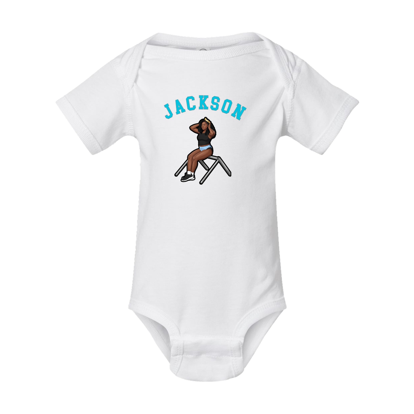 Baby Onesie — Shirsey Arch in White