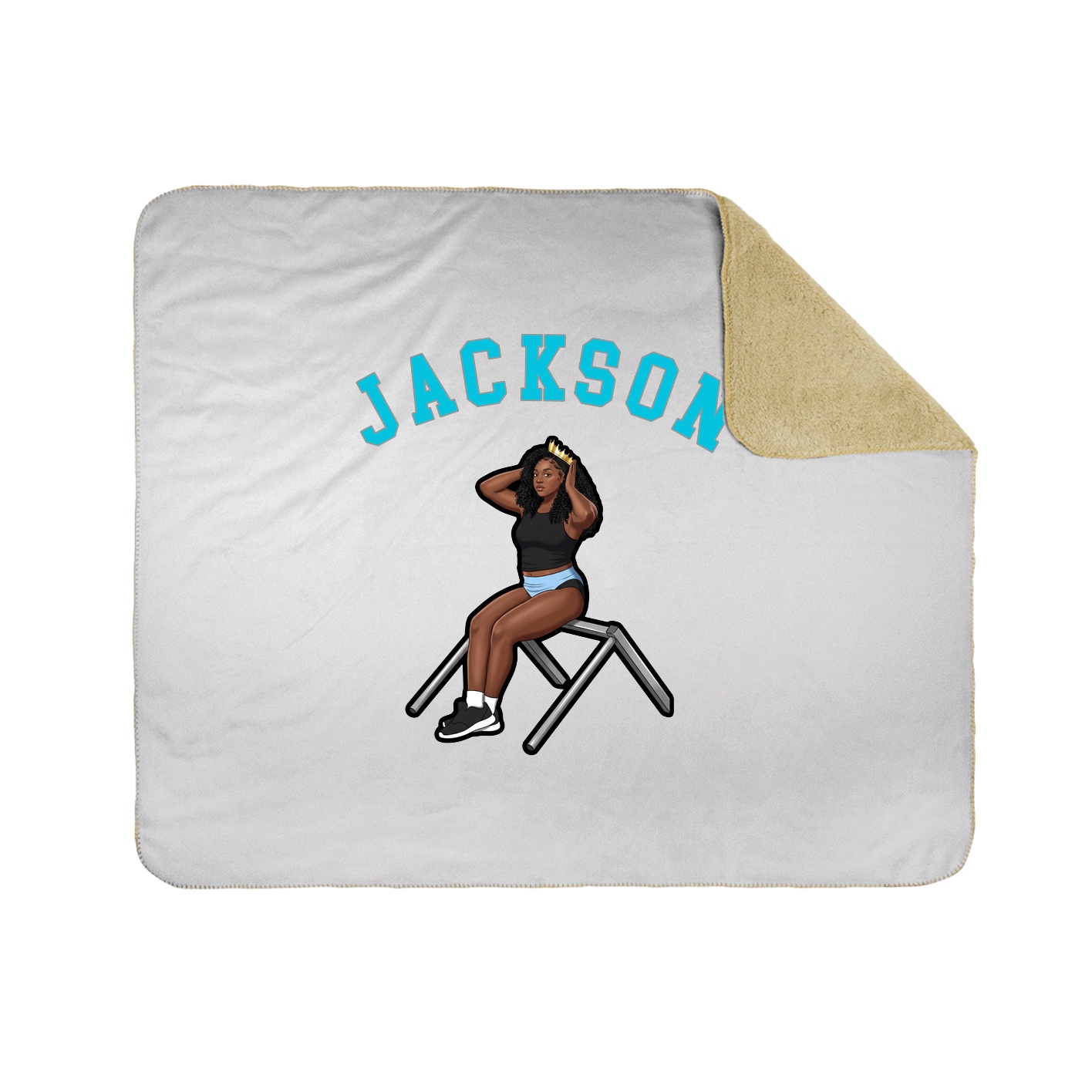 Throw Blanket — Shirsey Arch in White