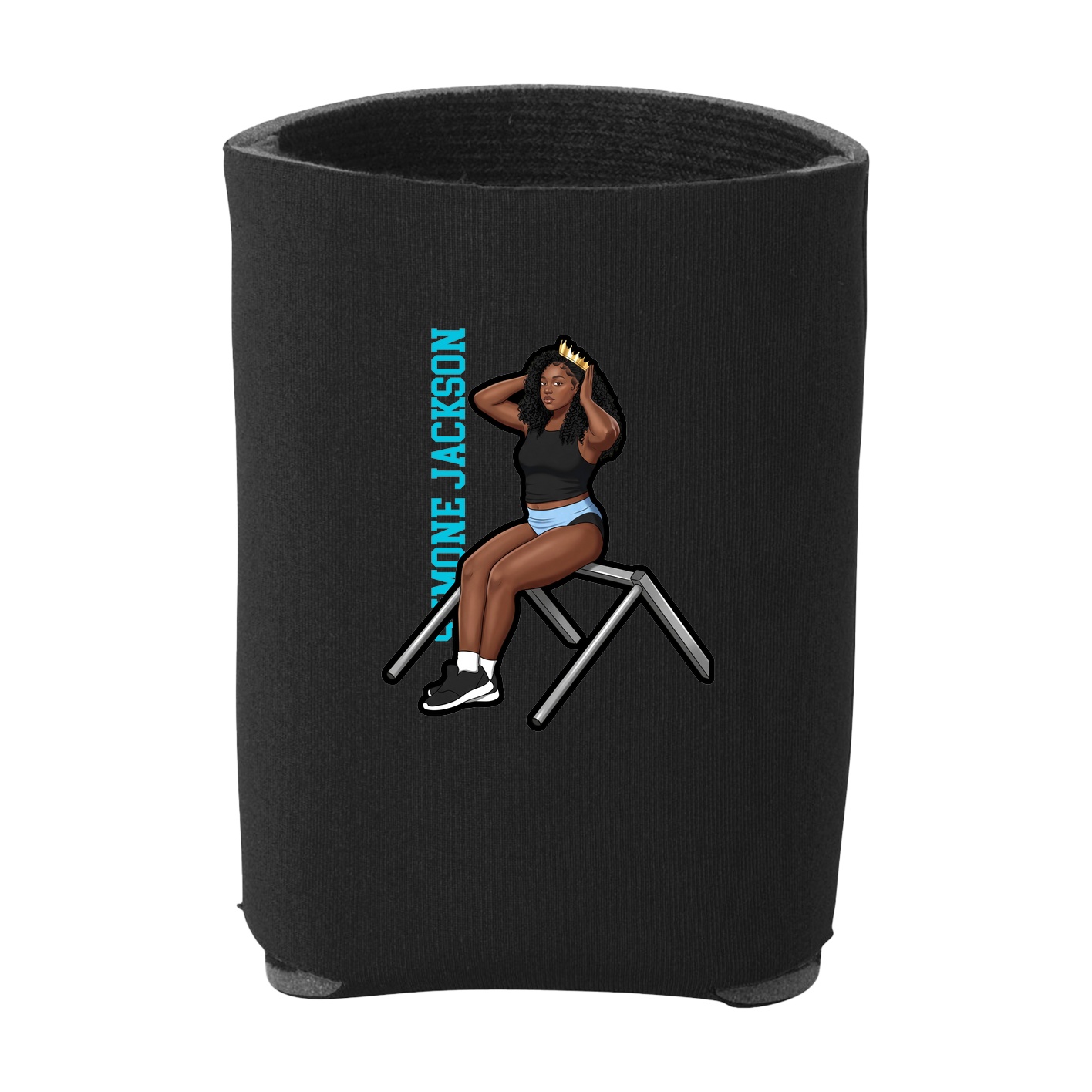 Can Holder — Name Vertical in Black
