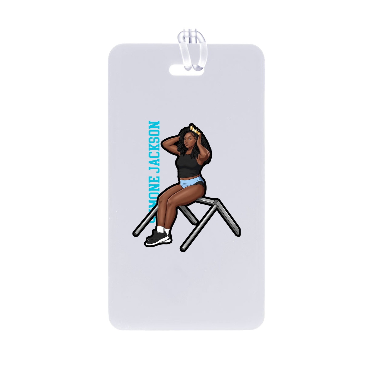 Bag Tag — Name Vertical in Classic