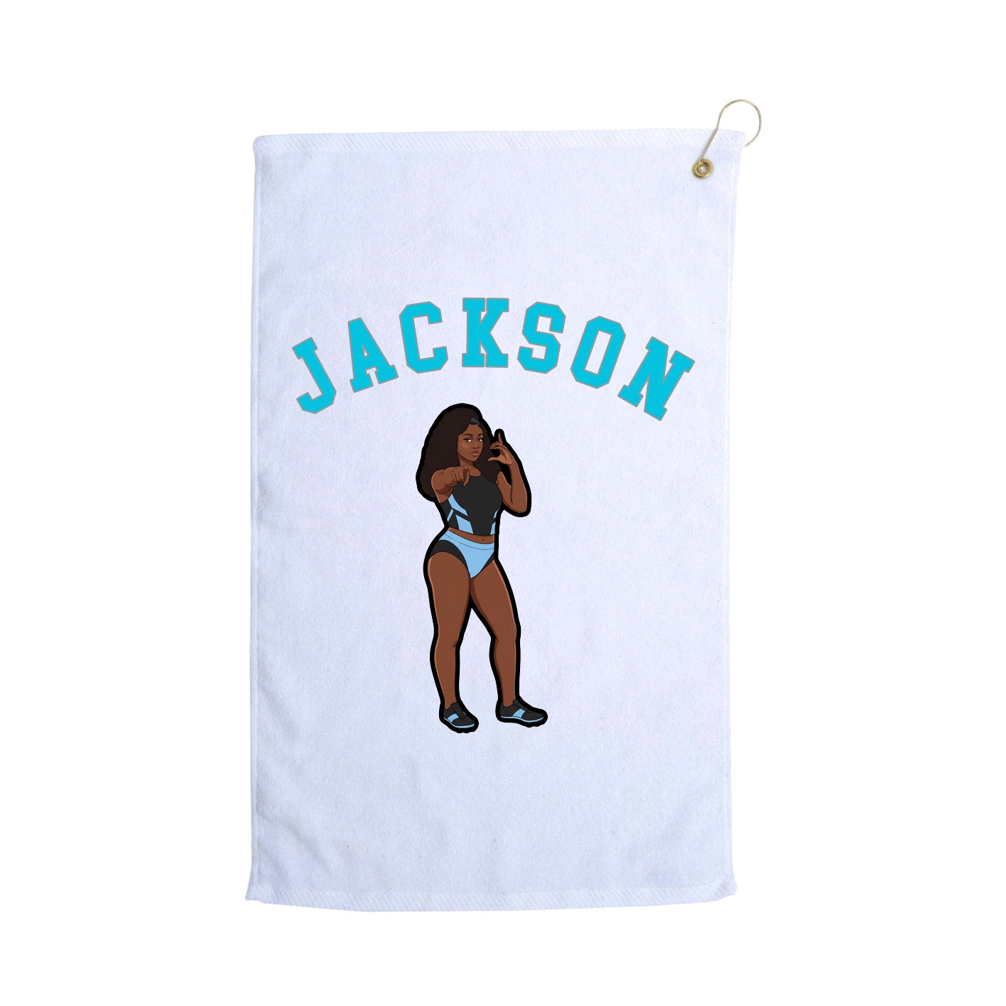 Golf Towel — Shirsey Arch in White