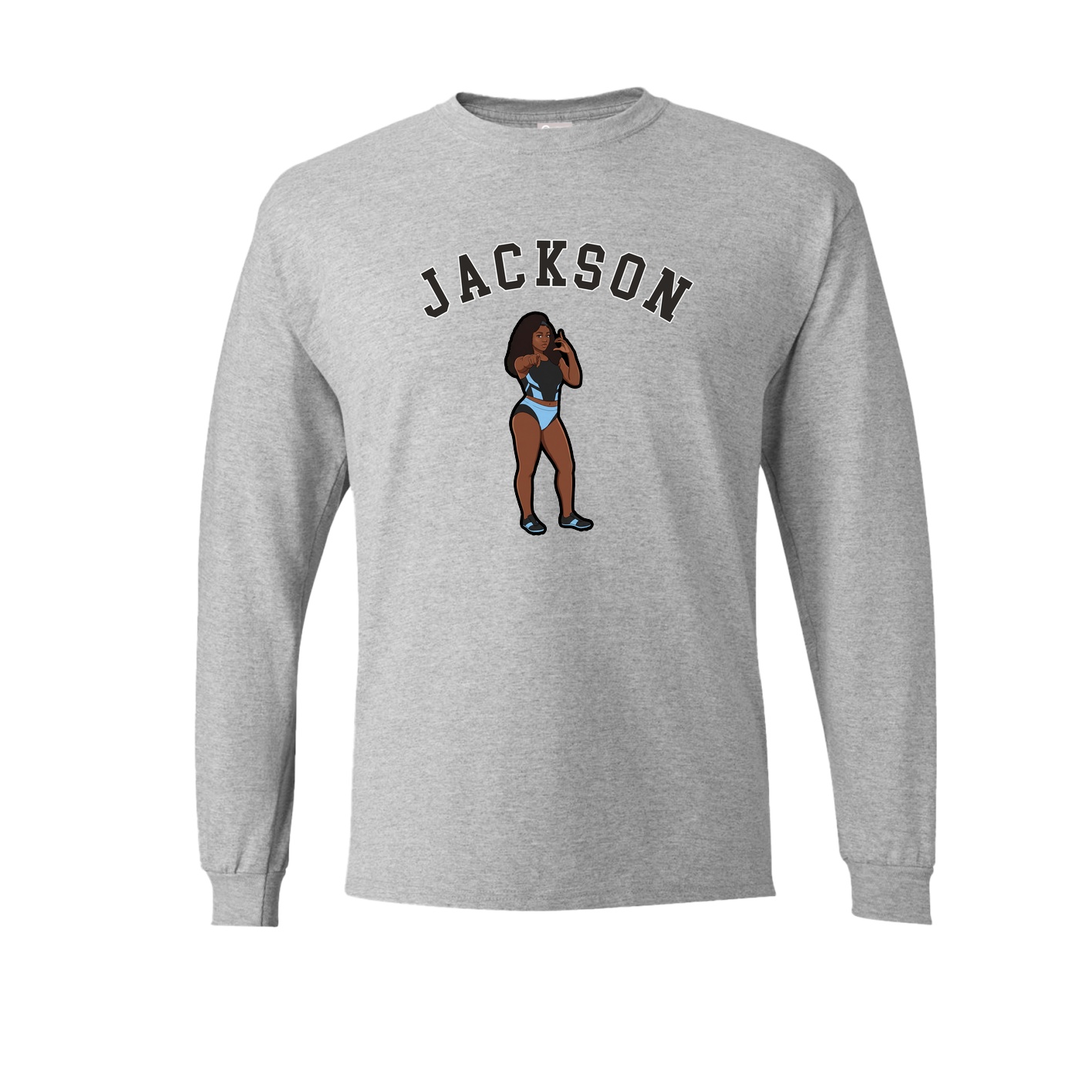 Long Sleeve Tee — Shirsey Arch in Grey