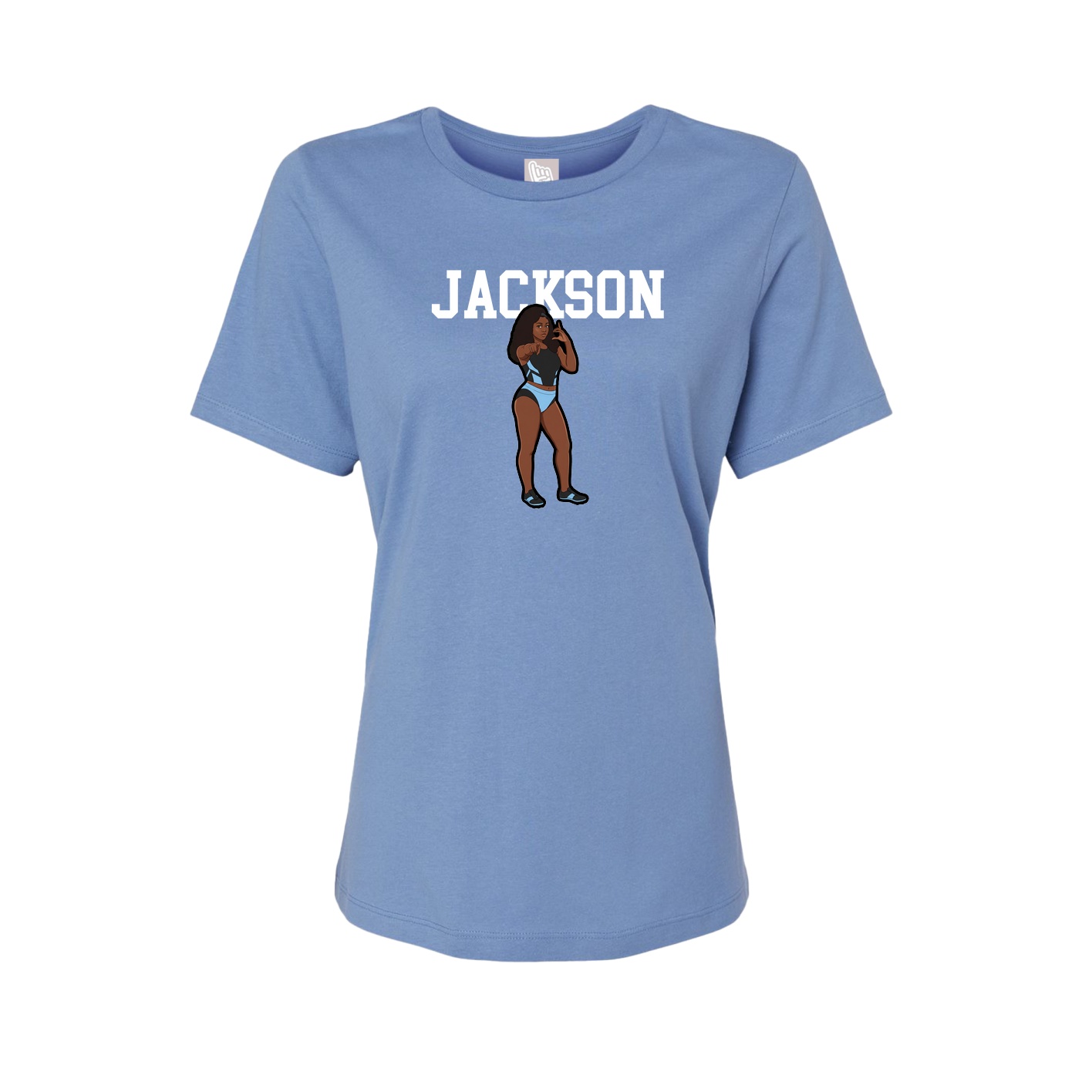 Fitted Women's Tee — Shirsey in Powder Blue