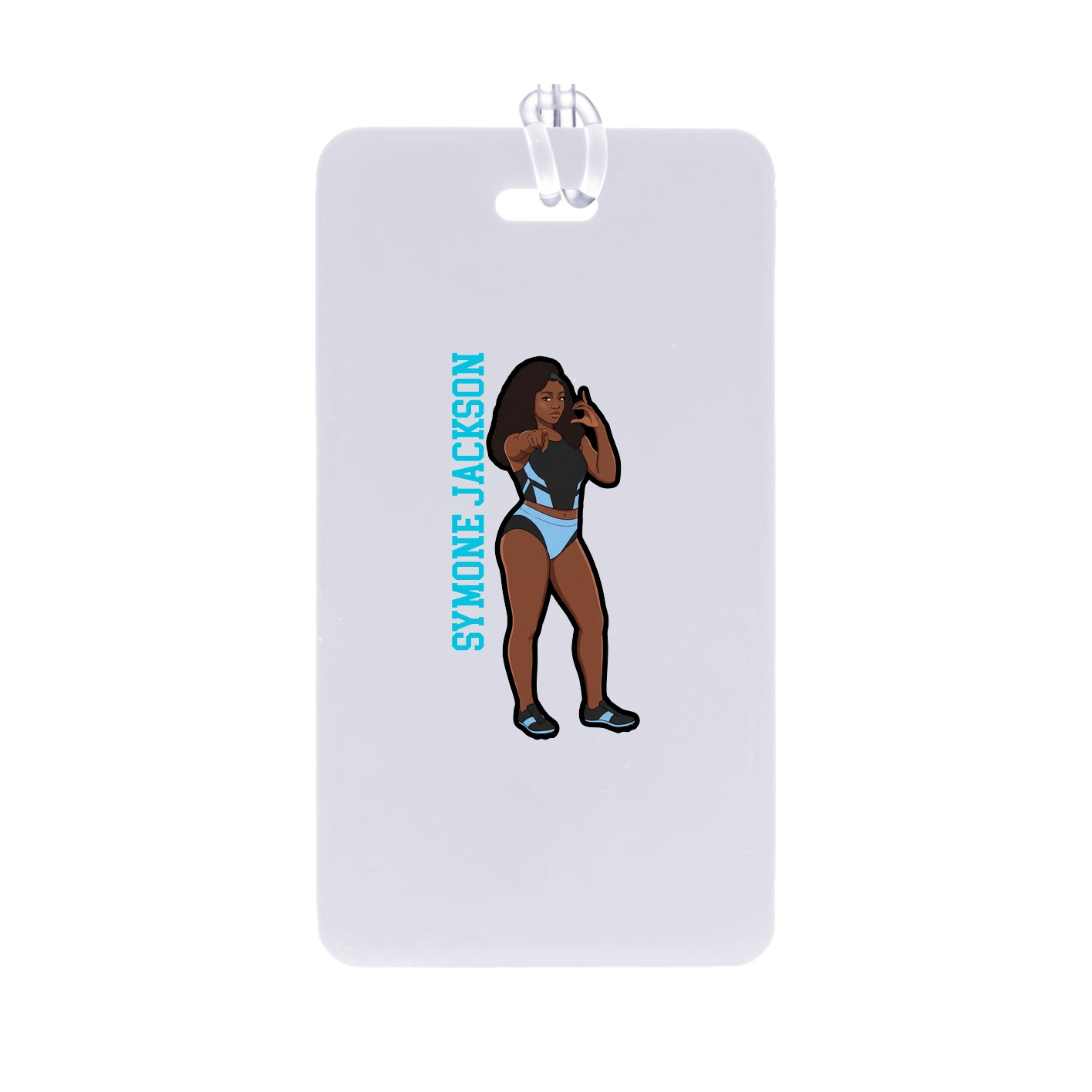 Bag Tag — Name Vertical in Classic