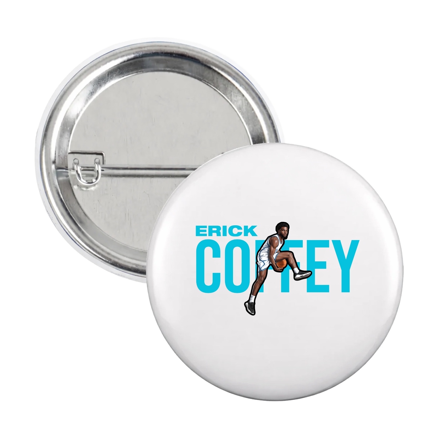 Game Day Button — Player Name in White