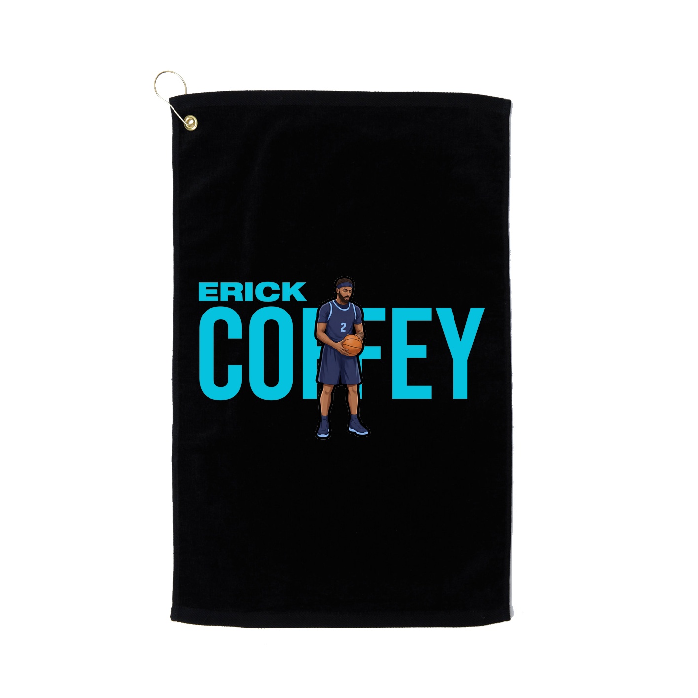 Golf Towel — Player Name in Black