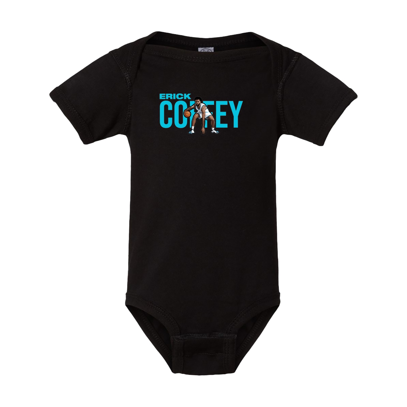 Baby Onesie — Player Name in Black