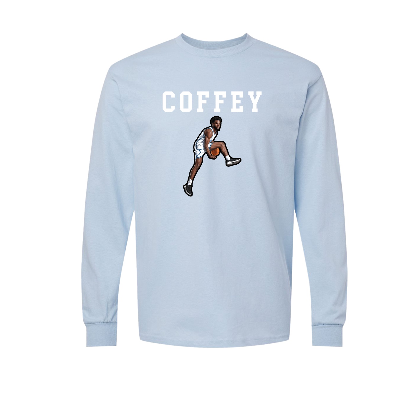 Long Sleeve Tee — Shirsey in Light Blue