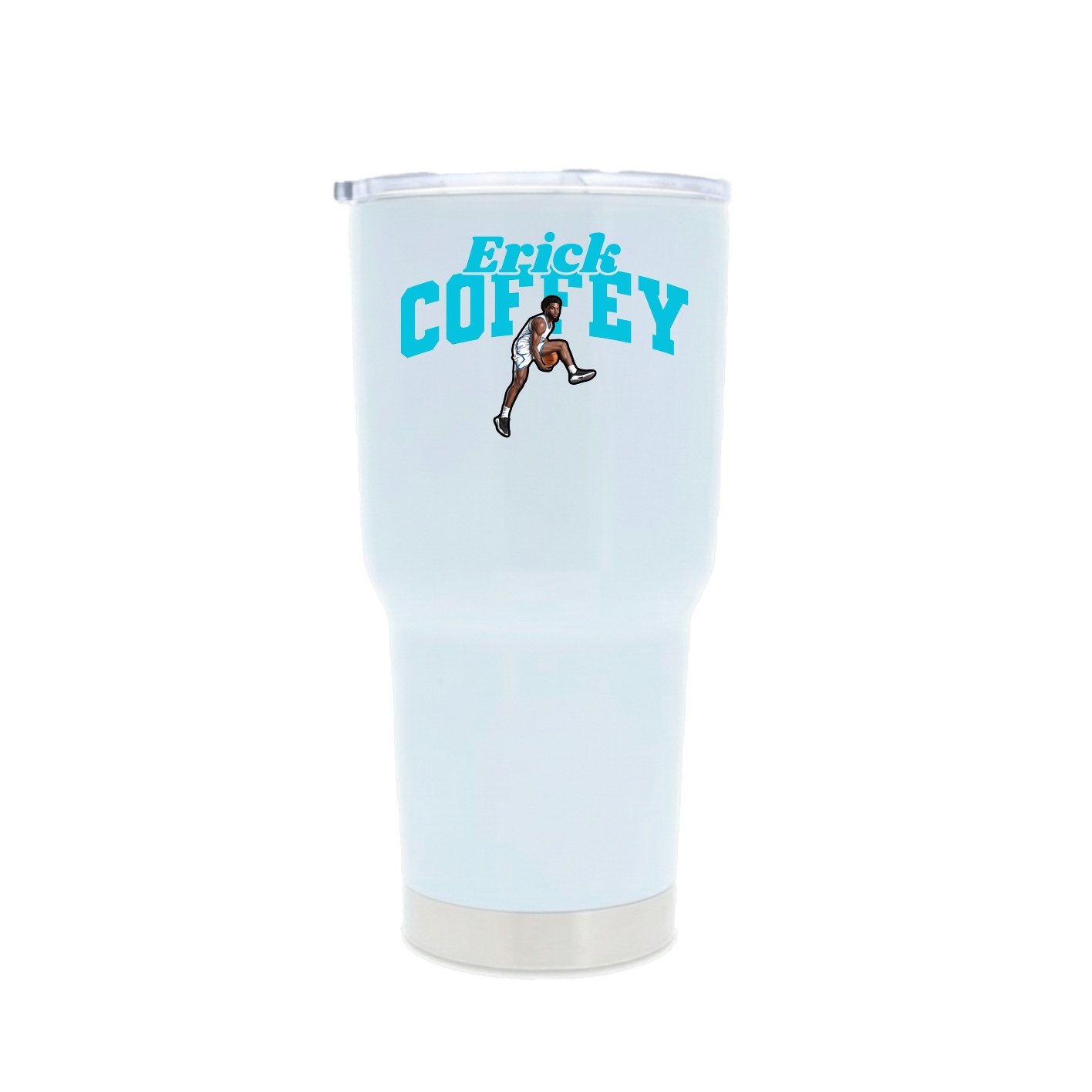 30oz Stainless Steel Tumbler — Signature Arch in White