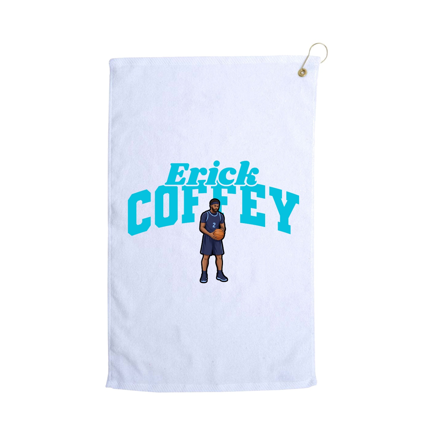 Golf Towel — Signature Arch in White