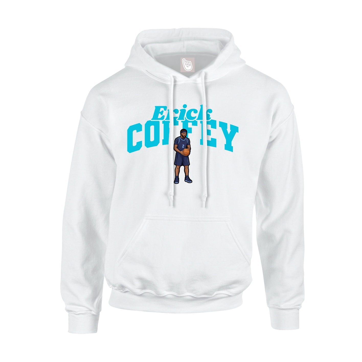 Hoodie — Signature Arch in White