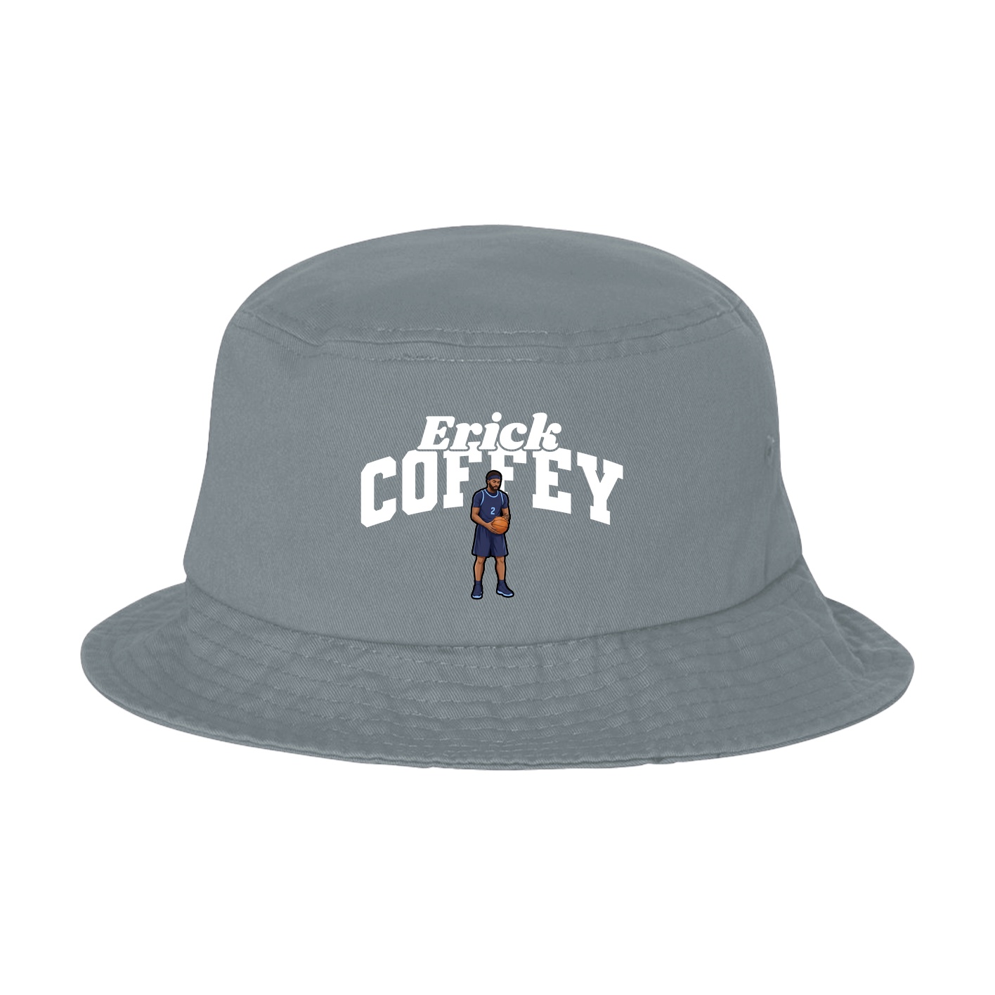 Bucket Cap — Signature Arch in Grey