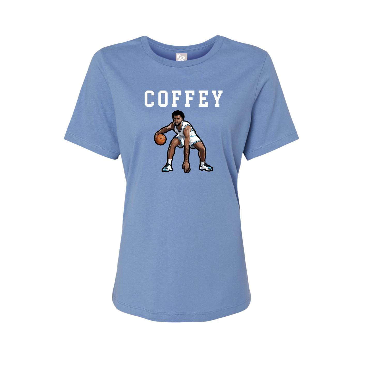 Fitted Women's Tee — Shirsey in Powder Blue