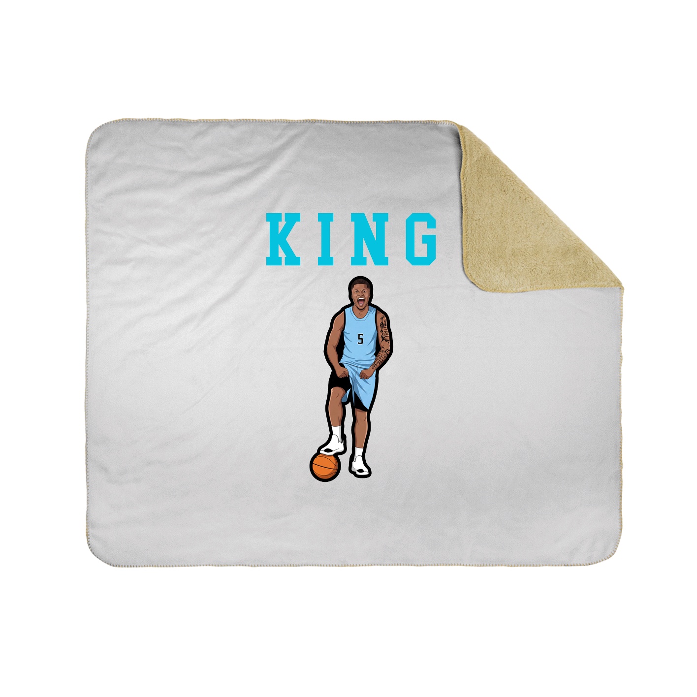 Throw Blanket — Shirsey in White