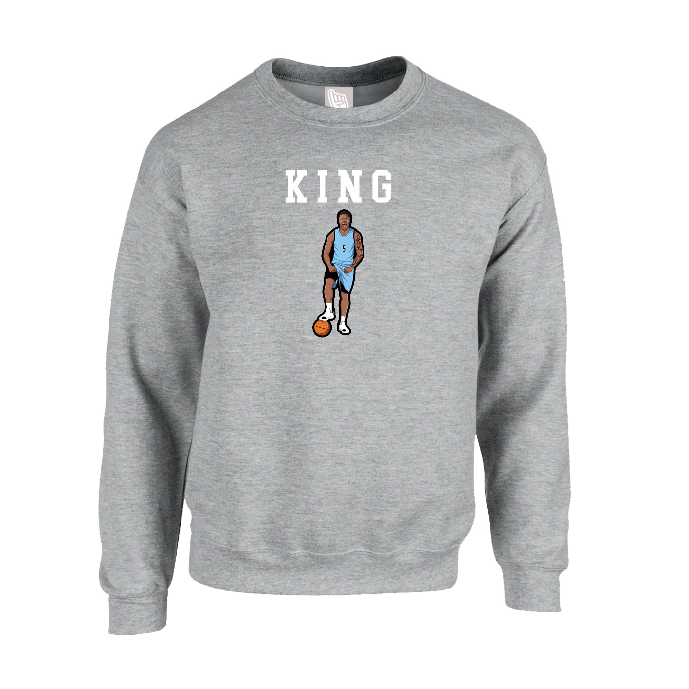 Fleece Crew — Shirsey in Grey