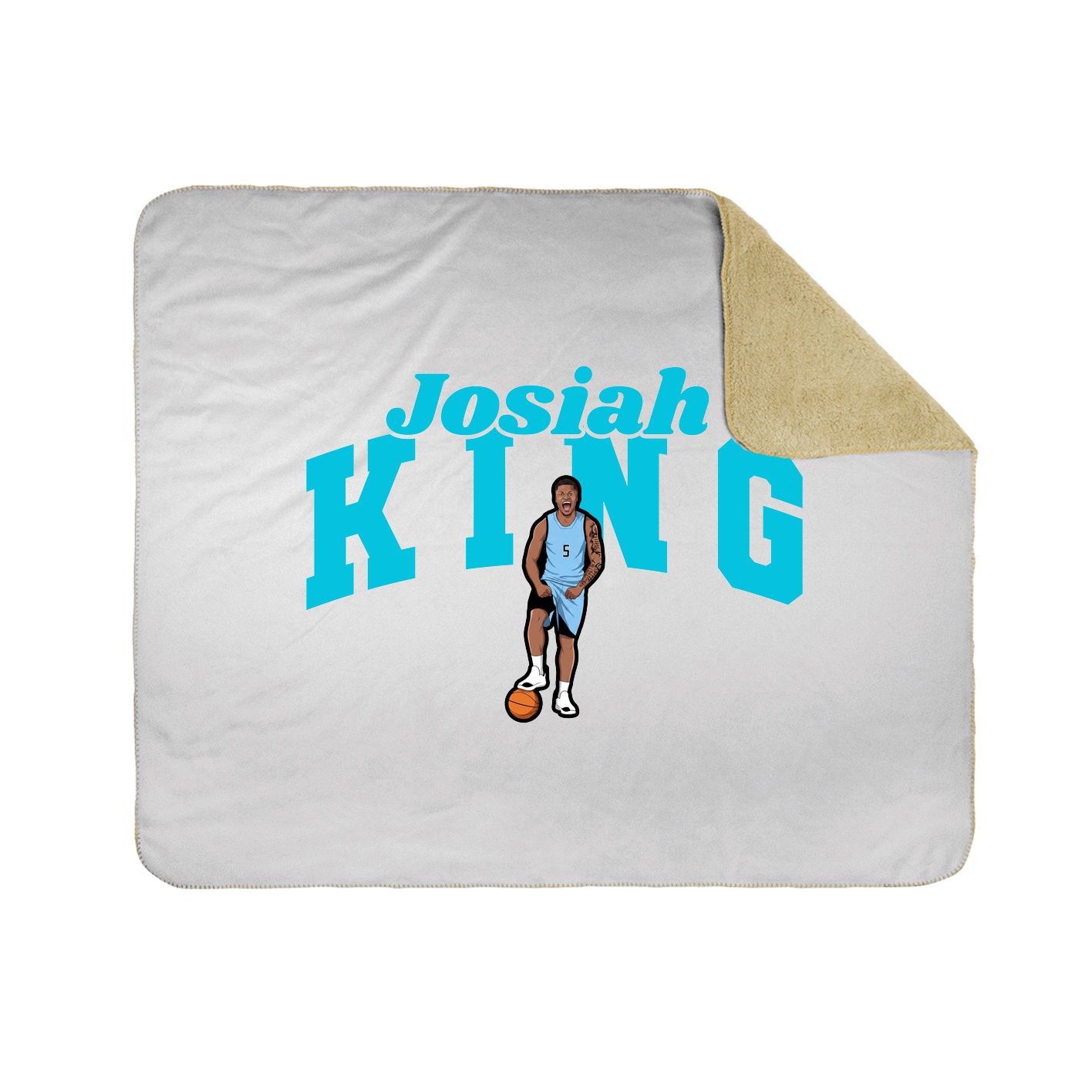 Throw Blanket — Signature Arch in White