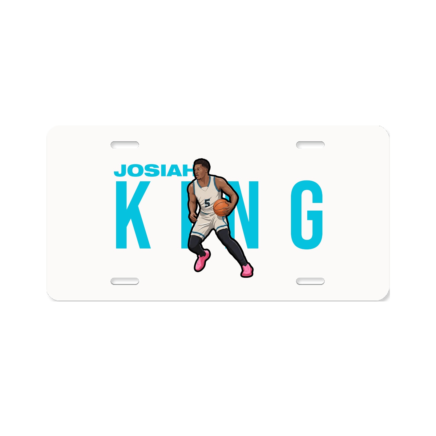 License Plate — Player Name in Classic