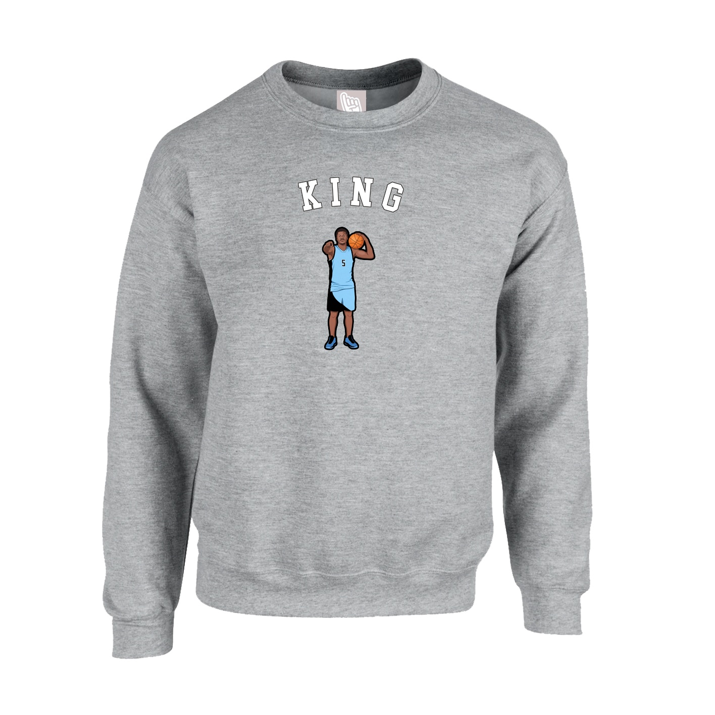 Fleece Crew — Shirsey Arch in Grey