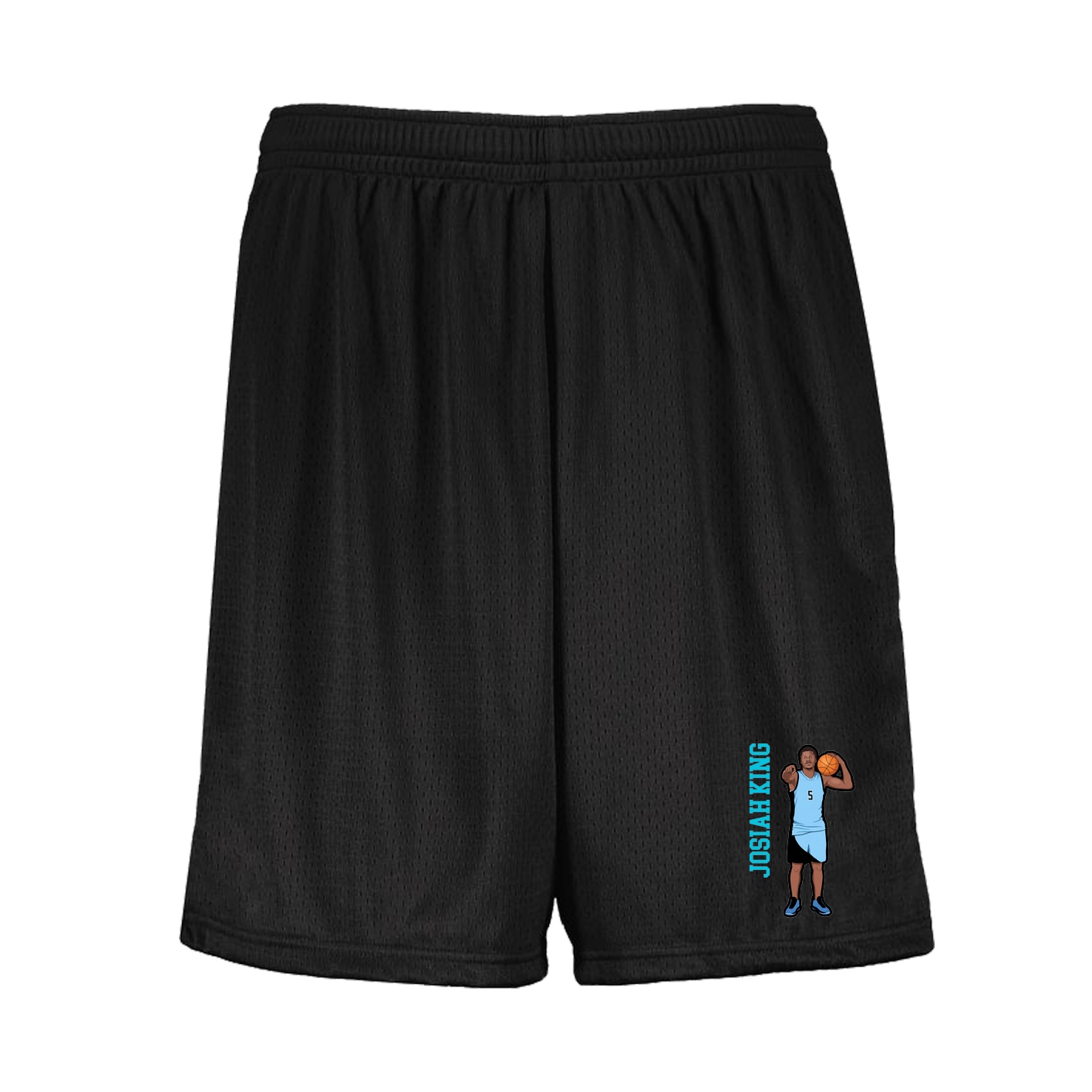 Shorts — Name Vertical in Black
