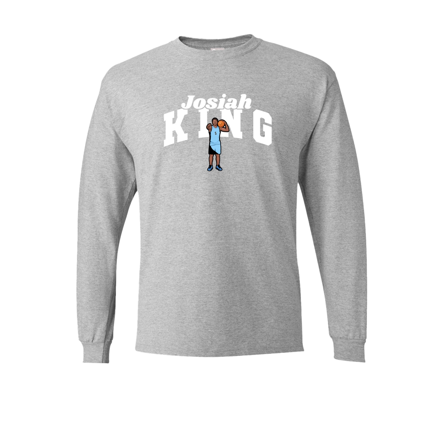 Long Sleeve Tee — Signature Arch in Grey