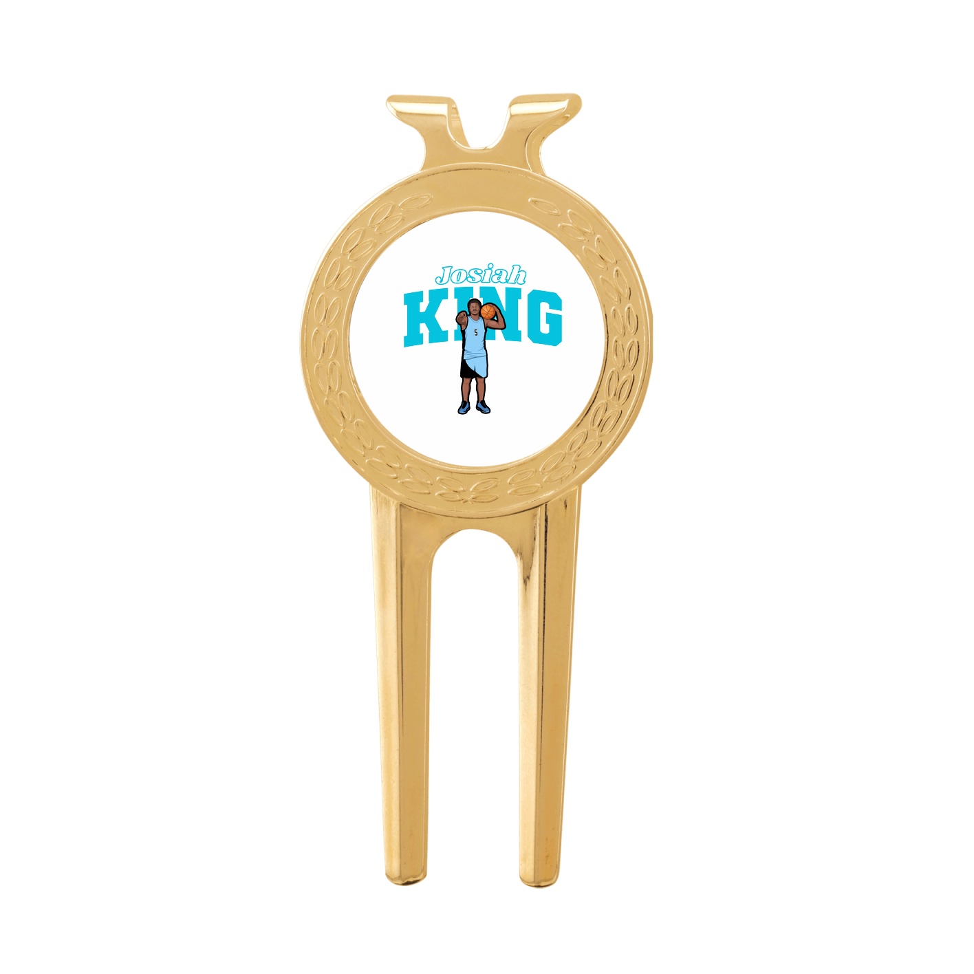 Divot Tool with Ball Marker — Name Arch in Classic