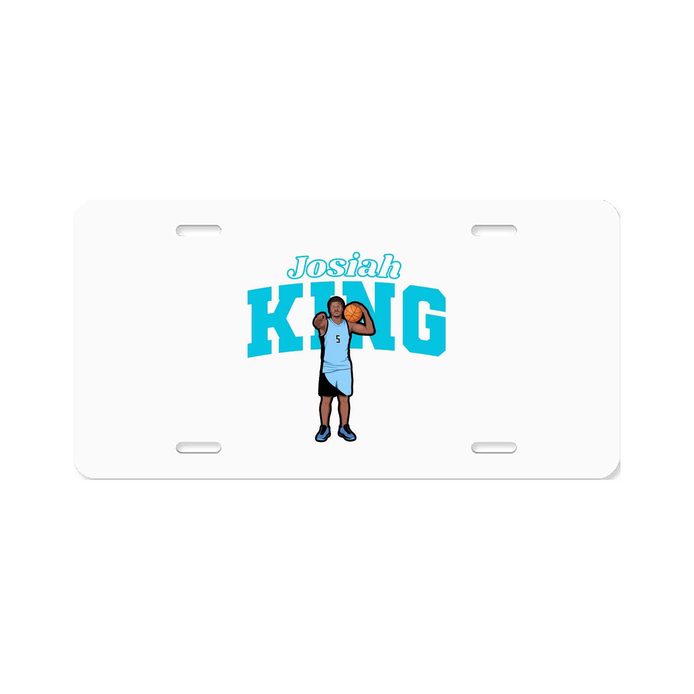 License Plate — Name Arch in Classic