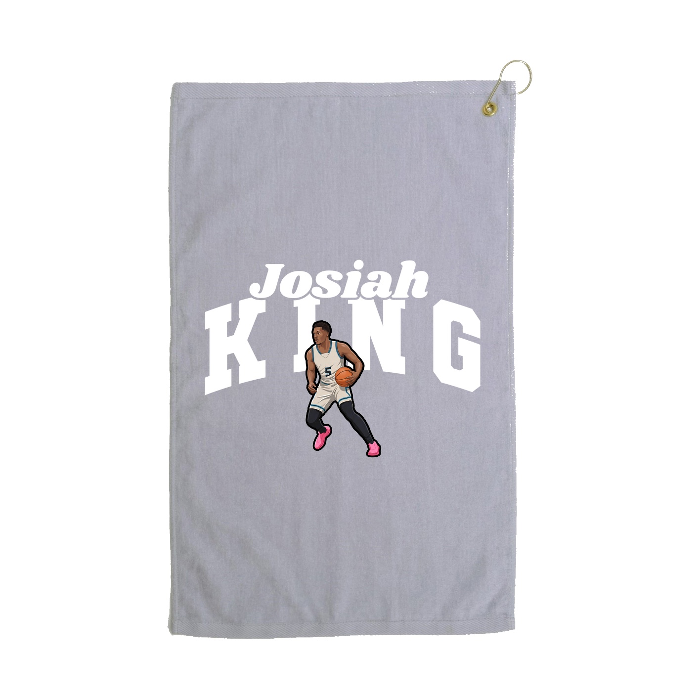 Golf Towel — Signature Arch in Grey